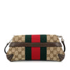 Gucci Small GG Canvas Horsebit Web Chain Satchel Secondhand