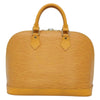 Secondhand Louis Vuitton Alma Yellow Leather Bag