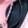 Secondhand Chanel Single flap Pink Leather Bag