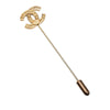 Chanel CC Gold Plated Pin Brooch Secondhand