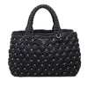 Secondhand Prada Raffia Effect Crochet Pois Satchel