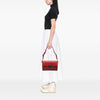 Prada Bicolor Saffiano Sound Lock Shoulder Bag Secondhand