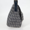 Secondhand Fendi Mamma Baguette Navy Canvas Bag