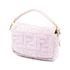 Secondhand Fendi Mini Zucca Embossed Velvet Baguette Satchel