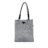 Prada Satin Crystal Embellished Chain Flat Tote Secondhand