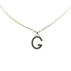 Secondhand Gucci Sterling Silver Charlotte G Pendant Necklace