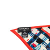 Chanel Plaid Printed Silk Twilly Scarf Secondhand