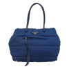 Secondhand Prada Tessuto Blue Synthetic Bag
