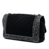 Chanel Jumbo CC Quilted Jersey and Tweed Chain Flap Secondhand