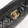 Secondhand Chanel Quilted Black Leather Bag