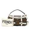 Fendi Zucca Glazed Fabric Cage Baguette Satchel Secondhand