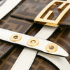 Fendi Zucca Glazed Fabric Cage Baguette Satchel Secondhand