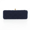 Secondhand Chanel Flap bag Navy Cotton