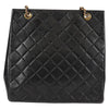 Secondhand Chanel Shopping Black Leather Bag