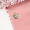 Secondhand Chanel Pearl Bag Pink Velvet