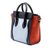 Celine Nano Tricolor Nubuck and Drummed Calfskin Luggage Tote Secondhand