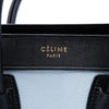 Secondhand Celine Nano Tricolor Nubuck and Drummed Calfskin Luggage Tote