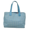 Secondhand Chanel Travel line Blue Nylon Bag