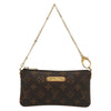 Secondhand Louis Vuitton Milla Brown Canvas Bag