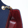 Secondhand Chanel Flap bag Navy Cotton