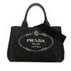 Secondhand Prada Small Canvas Canapa Logo Satchel