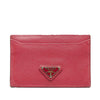 Saffiano Leather Card Case - '10s Second-hand