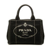 Prada Small Canvas Canapa Logo Tote Secondhand