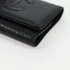 Secondhand Chanel Logo CC Black Leather Accessories