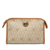 Dior Honeycomb Coated Canvas Pouch Secondhand