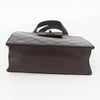 Secondhand Chanel Coco Mark Brown Leather Bag