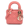 Secondhand Dior Micro Lambskin Cannage Lady Dior