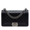 Chanel Old Medium Quilted Lambskin Boy Flap Secondhand