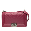 Chanel Old Medium Chevron Lambskin Boy Flap Secondhand