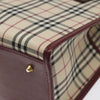Secondhand Burberry Nova Check Beige Canvas Bag