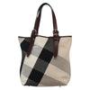 Secondhand Burberry Nova Check Beige Canvas Bag