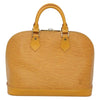 Secondhand Louis Vuitton Alma Yellow Leather Bag