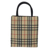Secondhand Burberry Nova Check Beige Canvas Bag