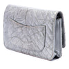 Chanel CC Chevron Quilted Crumpled Patent Wallet On Chain Secondhand
