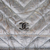 Chanel CC Chevron Quilted Crumpled Patent Wallet On Chain Secondhand