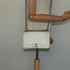Secondhand Chanel Boy White Patent Leather Bag
