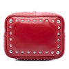 Prada Small Soft Calf Studded Bucket Bag Secondhand