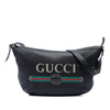 Gucci Grained Calfskin Logo Half Moon Crossbody Secondhand