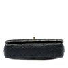 Chanel Small CC Quilted Lambskin and Tweed Chain Flap Secondhand