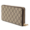 Gucci GG Supreme Zip Around Long Wallet Secondhand