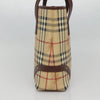 Secondhand Burberry Nova Check Beige Canvas Bag