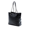 Chanel CC Quilted Patent North South Tote Secondhand