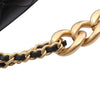 Chanel CC Quilted Lambskin Contrast Stitch Single Flap Secondhand