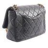 Chanel CC Quilted Lambskin Contrast Stitch Single Flap Secondhand