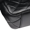 Chanel CC Quilted Lambskin Contrast Stitch Single Flap Secondhand