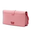 Prada Saffiano Trimmed City Calf Cahier Heart and Flower Wallet on Chain Secondhand